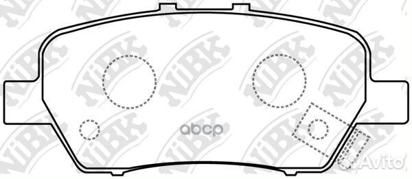Колодки тормозные дисковые PN8506 NiBK