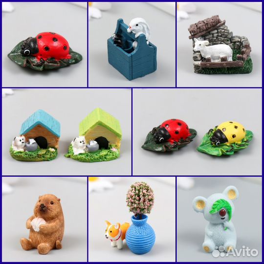 Фигурка из полистоуна для дизайна и флорариума