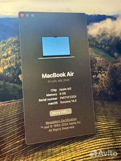 Apple MacBook Air M3 2024