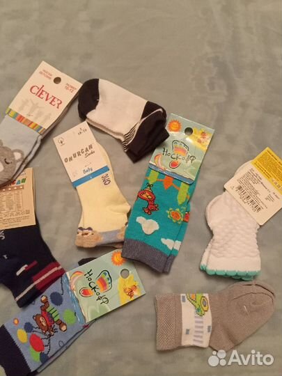 Носки детские, трикотаж, р-р от 8 до 11-12