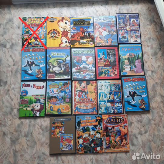 Dvd диски мультфильмы