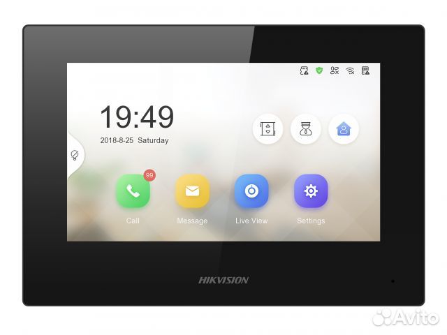 Ip видеодомофон hikvision ds-KH6320-LE1