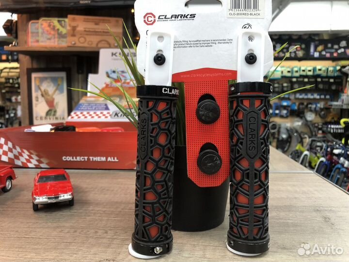 Ручки грипсы на руль для велосипеда clarks