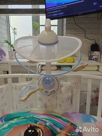 Мобиль на кроватку Chicco волшебные звёзды