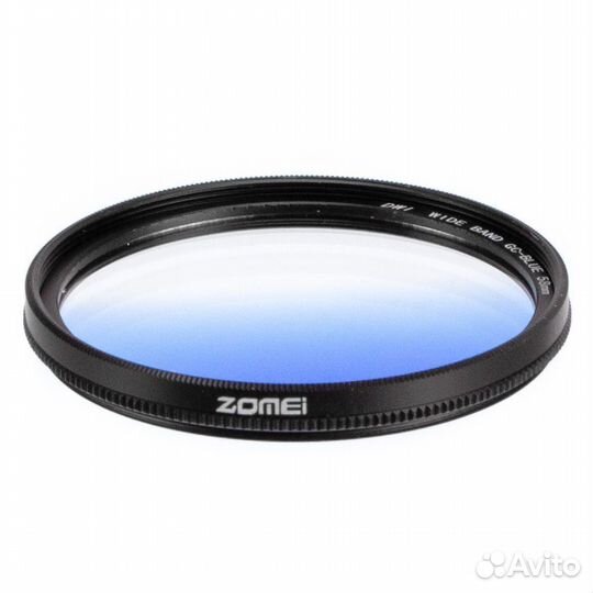 Светофильтр Zomei градиентный небесно-голубой 58mm