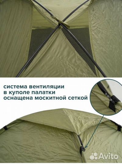 Палатка двухместная новая
