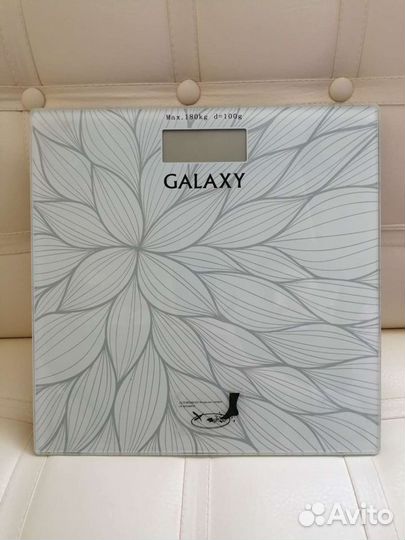 Весы напольные электронные galaxy