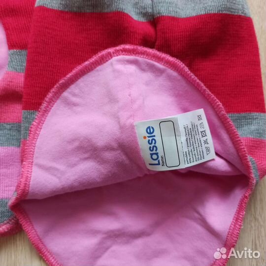 Новая шапка шлем для девочки 46 р