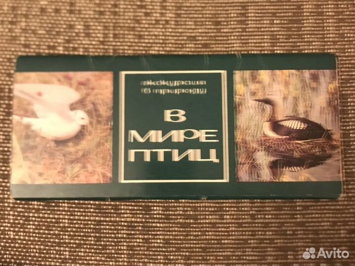 Набор открыток. Открытка. Киев. Птицы