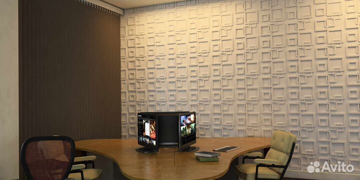 Гипсовая 3D панель 