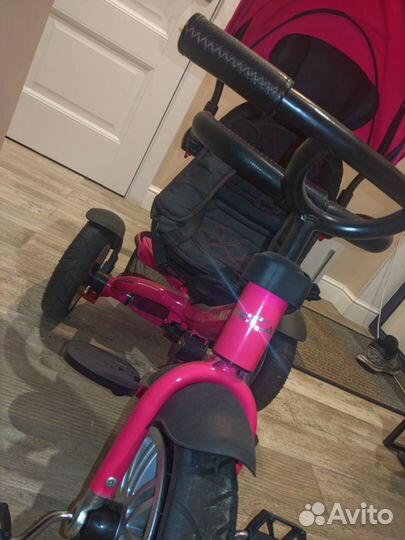 Коляска велосипед трёхколёсный детский