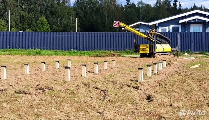 Фундамент. Сваи жб забить