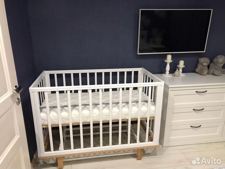 Детская кроватка happy baby mira