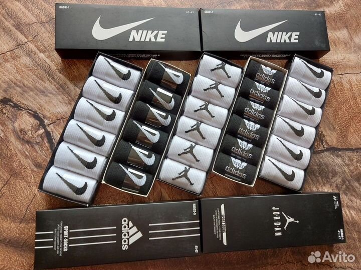 Носки Nike Reebok Lacoste Jordan