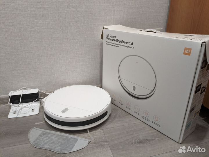 Робот пылесос mi robot vacuum mop essential
