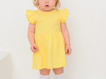 Боди-платье Фея Кис-Кис желтый 68-74