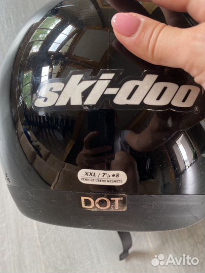 Снегоходный шлем