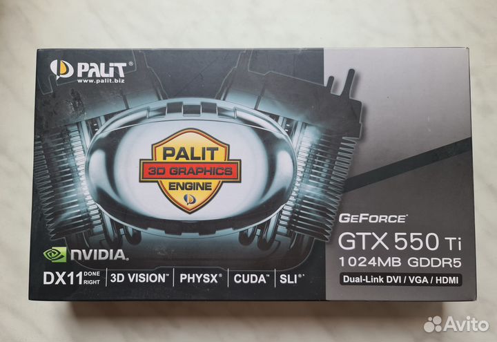 Видеокарта Palit GeForce GTX 550 Ti