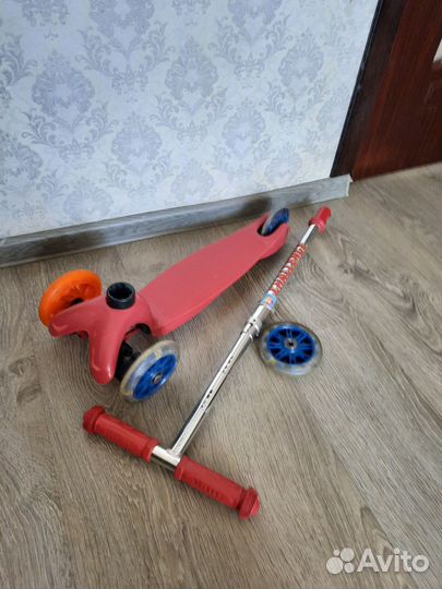 Самокат детский трехколесный бу