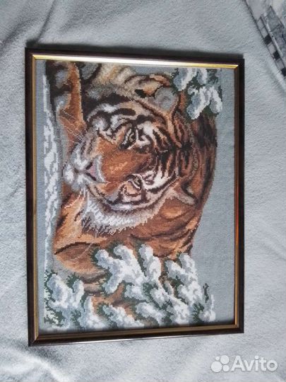 Картина вышитая крестом