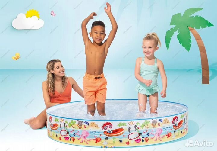 Бассейн детский надувной