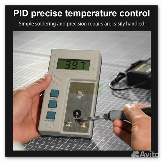 Портативный паяльник gvda GD301 PD/QC+DC 72W