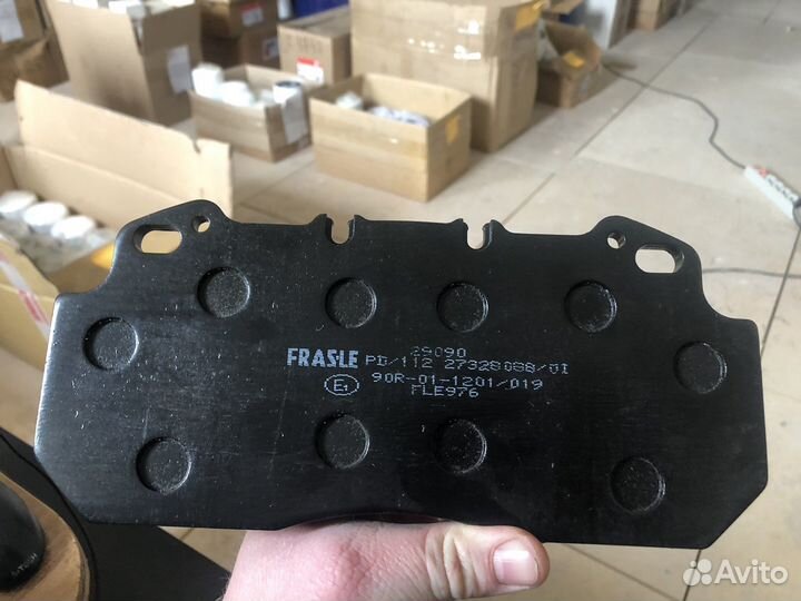 Колодки тормозные 29090 fras-LE. Применяется volvo