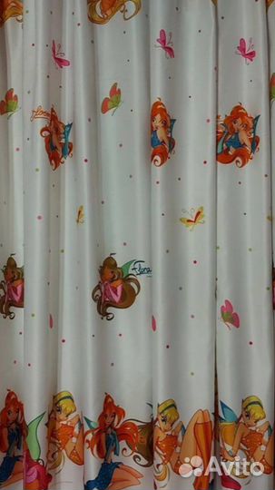 Шторы для детской Winx