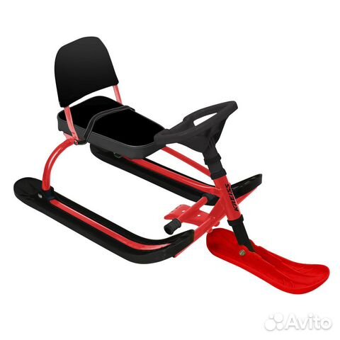 Снегокат для детей со спинкой