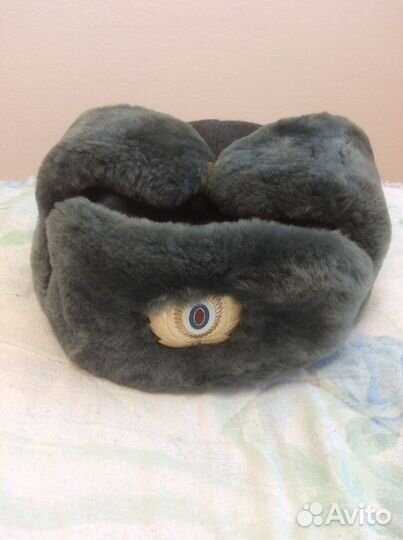 Шапка - ушанка офицерская, размер 56