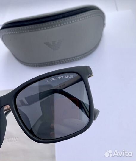 Очки emporio armani черная поляризационные