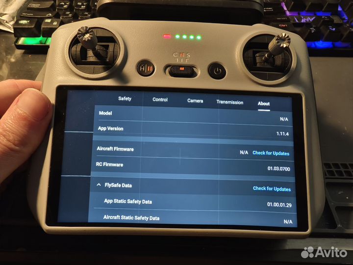 Пульт dji rc rm330 (как новый)