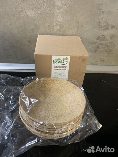 Тарелки съедобные