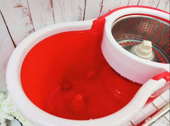 Швабра с отжимом и ведром