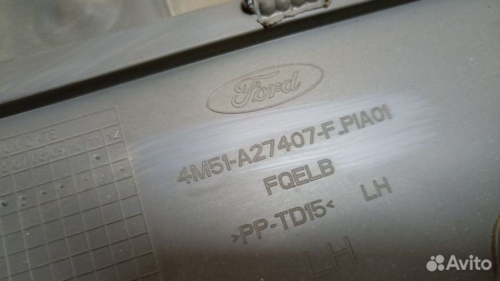 Ford Focus 2 Обшивка двери задней левой