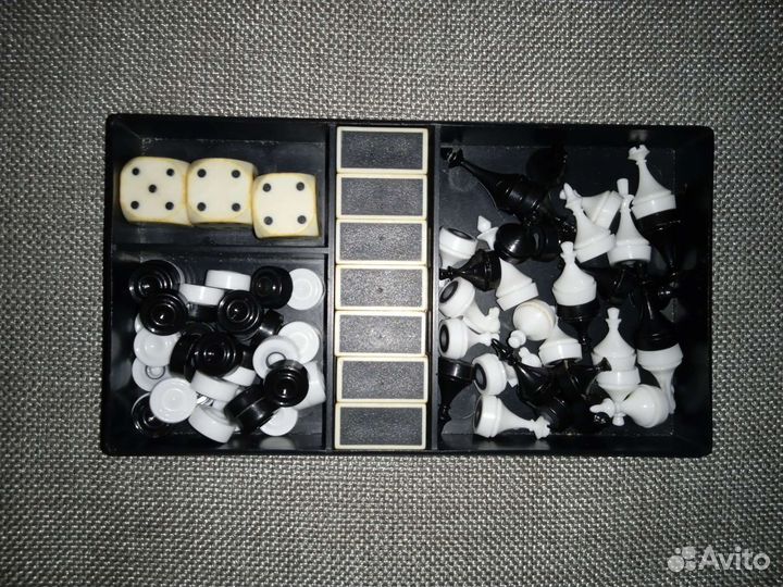 Дорожная настольная mini-игра 4 в 1