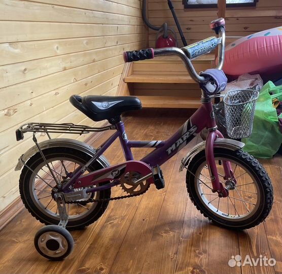 Детский велосипед четырехколесный 14