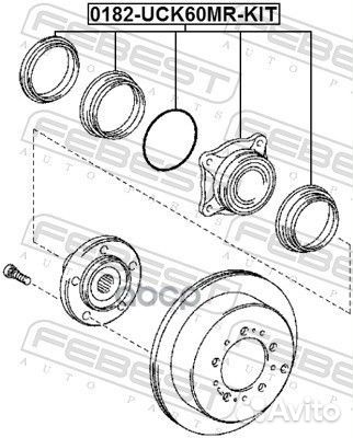 К-кт подшипника ступицы задней Toyota Sequoia
