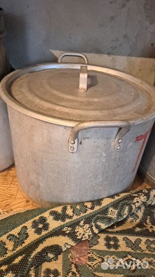 Кастрюля алюминиевая 40 литров