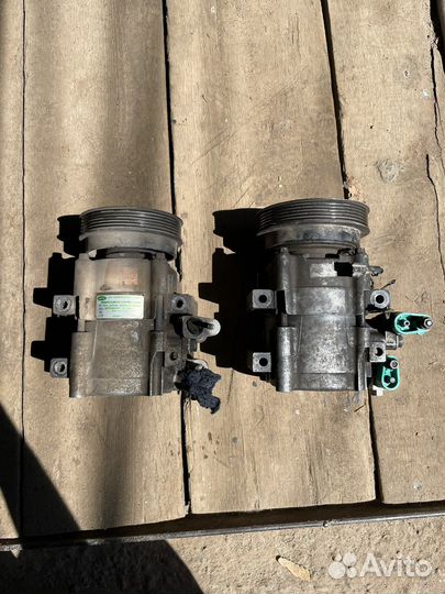 Компрессор кондиционера hyundai santa fe classic