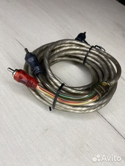 Комплект проводов для сабвуфера тюльпаны