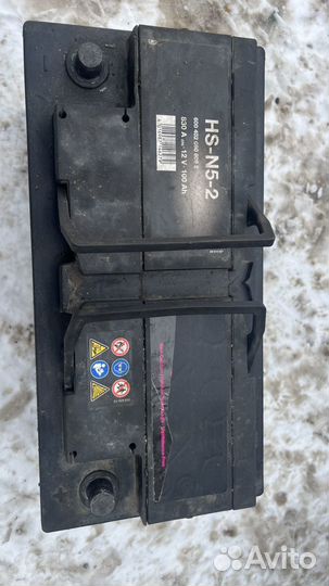 Аккумулятор автомобильный 100 ah