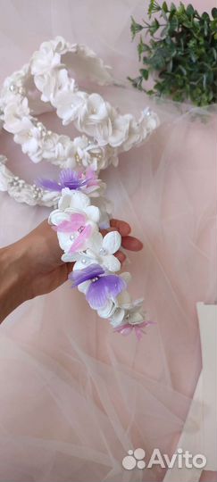 Ободок для волос ручной работы