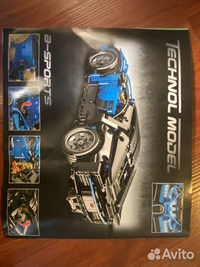 Lego аналог bugatti chiron