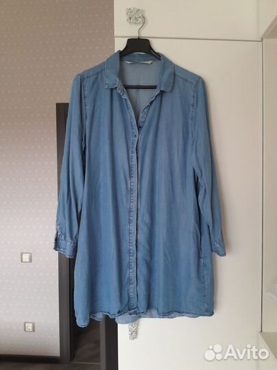 Рубашка джинсовая 54-56 р
