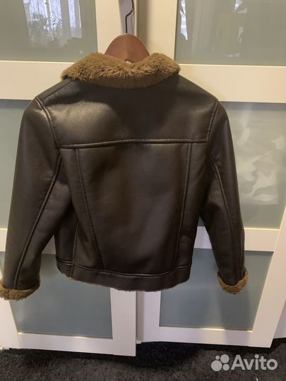 Дубленка на мальчика zara