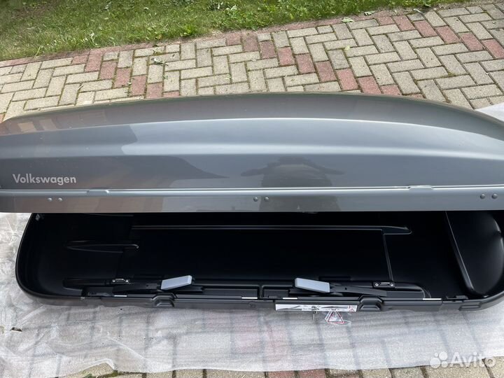 Багажный бокс с рейлингами