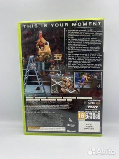 WWE SmackDown vs Raw 2011 xbox 360 (б/у, англ.)