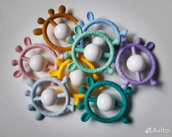 Погремушка-грызунок Жирафик