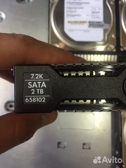 Жесткие диски HP 2TB SATA 7200rpm 658102-001